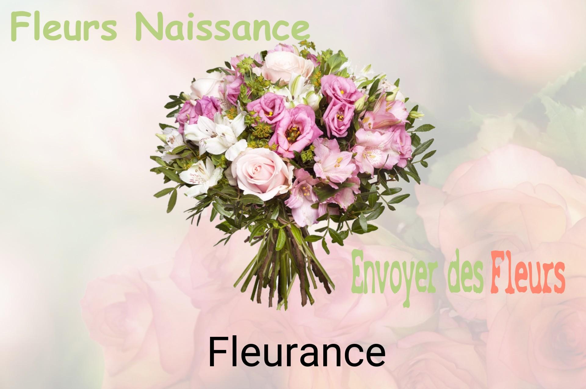 Bouquet de fleurs de naissance livré à Fleurance